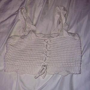 Crochet crop top